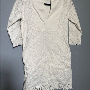 Gretchen‎ Scott Designs White Eyelet Dress- xs